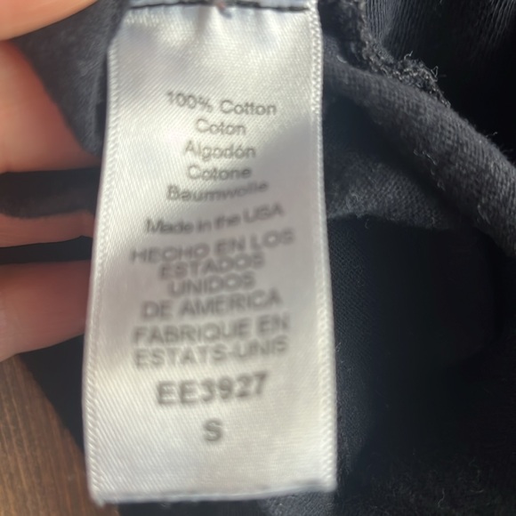 Michael Stars Cotton Black Muscle Tee - small - Picture 3 of 4